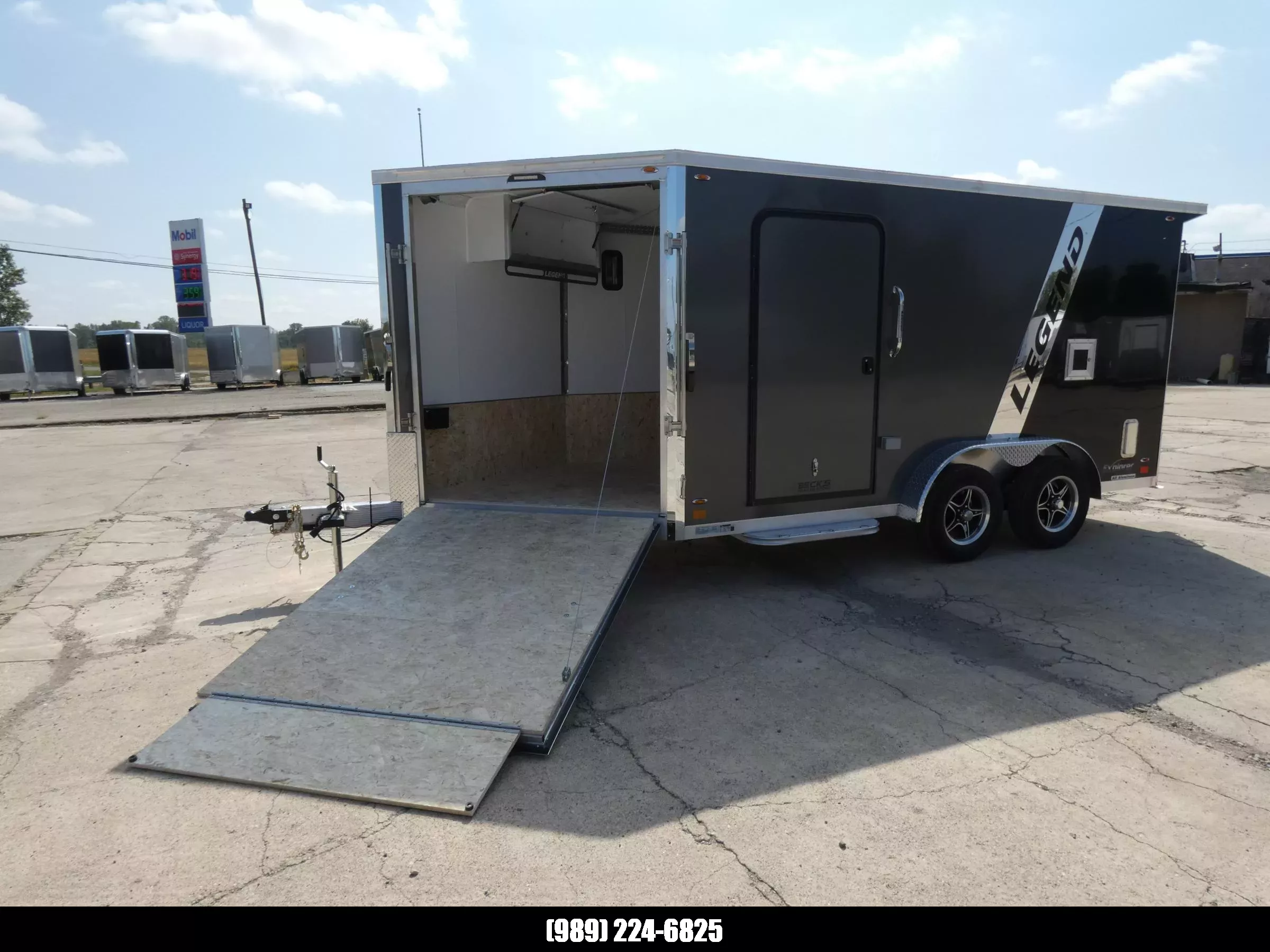 ☆ Customize Trailer Garage M 　【特典会員限定】 New Legend Explorer 7.5' x 19' Snowmobile Trailer - Only 7.5' Wide