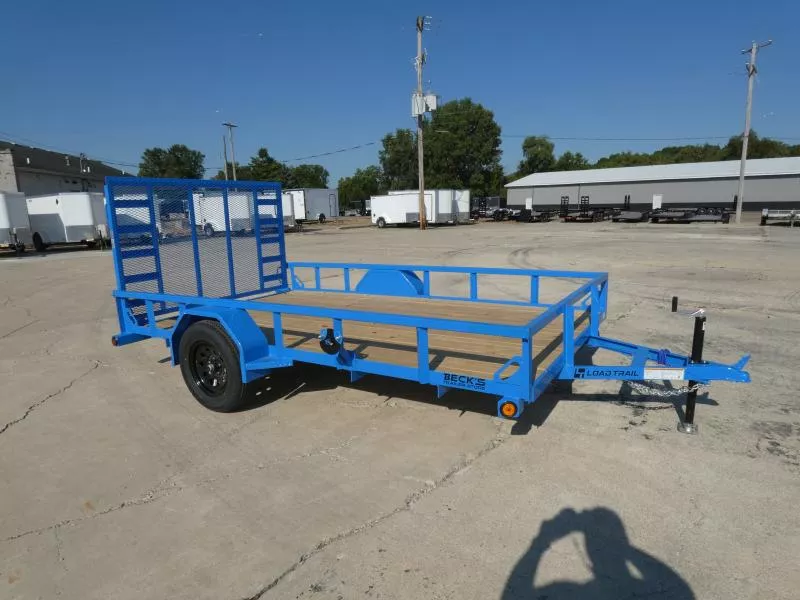 New Load Trail 7' X 12' Single Axle Open Utility Trailer For Sale - 3500# Dexter Axle