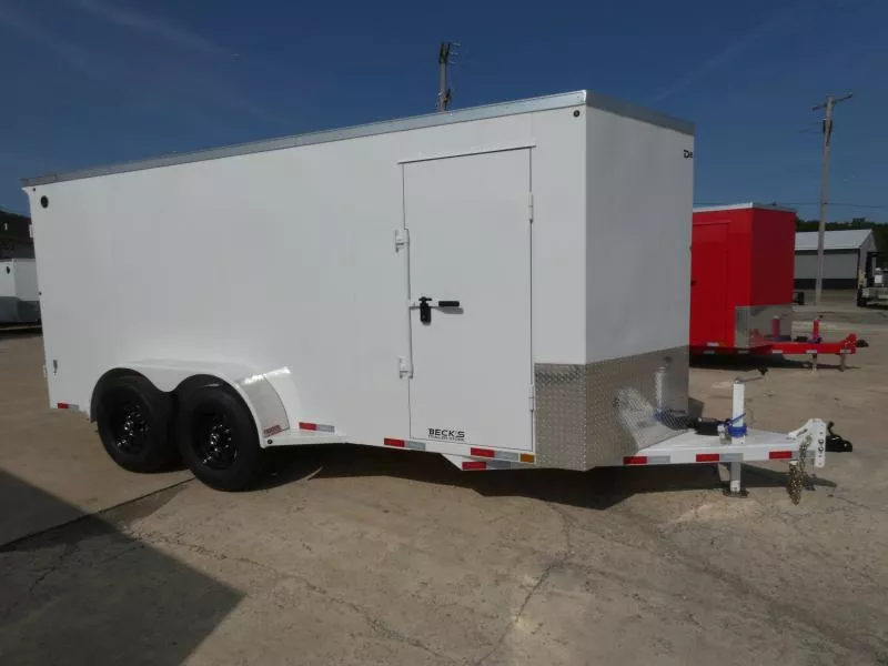 New Delco Trailers 7' X 18' Enclosed Cargo Trailer - EXTREME DUTY CONSTRUCTION - 7K Torsion Axles - Flexible Personal & Business Financing Available