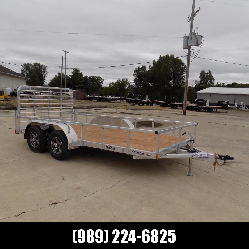 New Legend Aluminum 7' x 14' Open Utility Trailer - $0 Down & $101/mo. W.A.C. New Legend Aluminum 7' x 14' Open Utility Trailer - $0 Down & $101/mo. W.A.C.