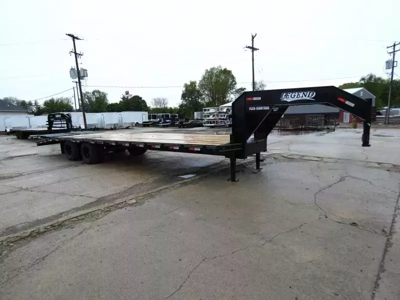 New Legend Steel 102" x 30' Low Pro Gooseneck Trailer For Sale - 12K Axles - Flexible Business & Personal Financing Available