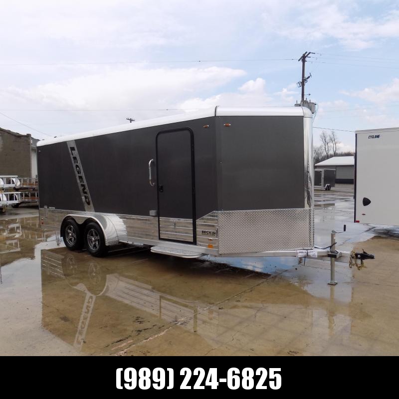 New Legend Deluxe V Nose 7' X 21' All Aluminum Cargo Trailer - $0 Down & Payments from $127/mo. W.A.C. New Legend Deluxe V Nose 7' X 21' All Aluminum Cargo Trailer - $0 Down & Payments from $127/mo. W.A.C.