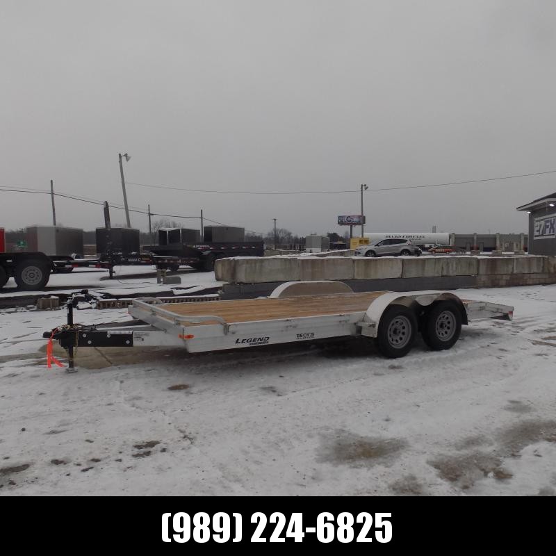 New Legend 7' x 18' Aluminum Car Hauler - $0 Down & Payments From $119/mo. W.A.C. New Legend 7' x 18' Aluminum Car Hauler - $0 Down & Payments From $119/mo. W.A.C.