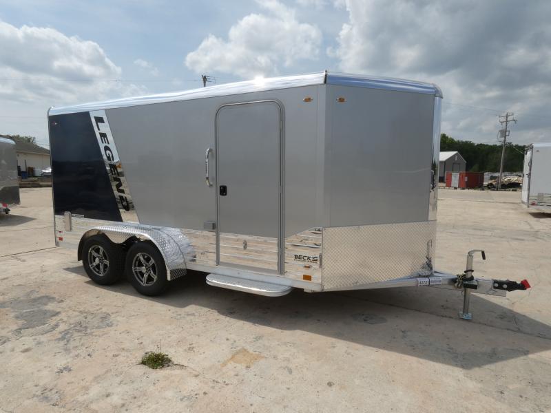 New Legend Deluxe V-Nose 7' X 17' All Aluminum Cargo Trailer -Flexible Financing Options & Low Monthly Payment