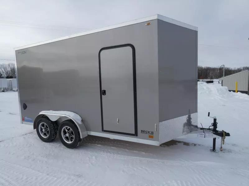 New Legend Thunder 7.5' x 16' Aluminum Enclosed Cargo Trailer for Sale - TRANSLUCENT ROOF - Flexible Financing Options & Low Monthly Payments 