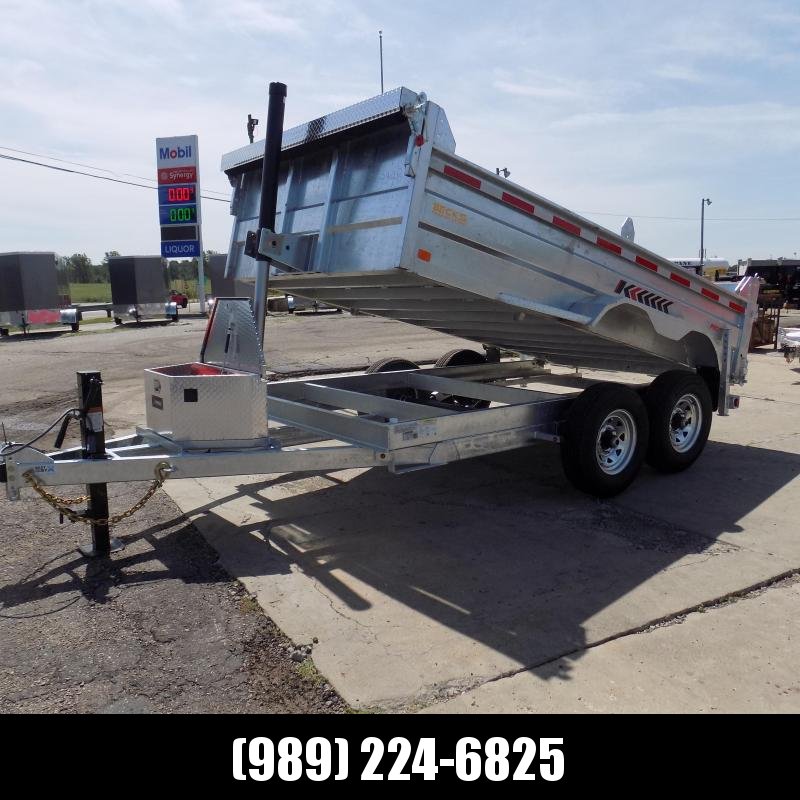 New Galvanized 7 x 12' Dump Trailer with Telescopic Lift - Corrosion Resistant - $0 Down & Payments From $155/mo. W.A.C. New Galvanized 7 x 12' Dump Trailer with Telescopic Lift - Corrosion Resistant - $0 Down & Payments From $155/mo. W.A.C.