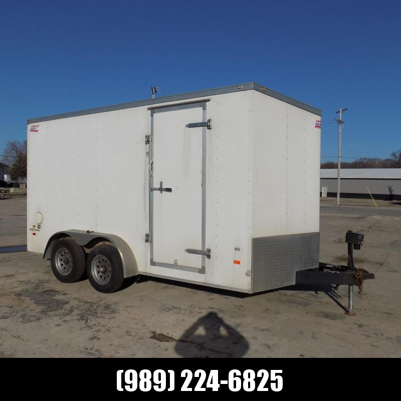 Used American Hauler 7' x 14' Enclosed Cargo Trailer For Sales Used American Hauler 7' x 14' Enclosed Cargo Trailer For Sales