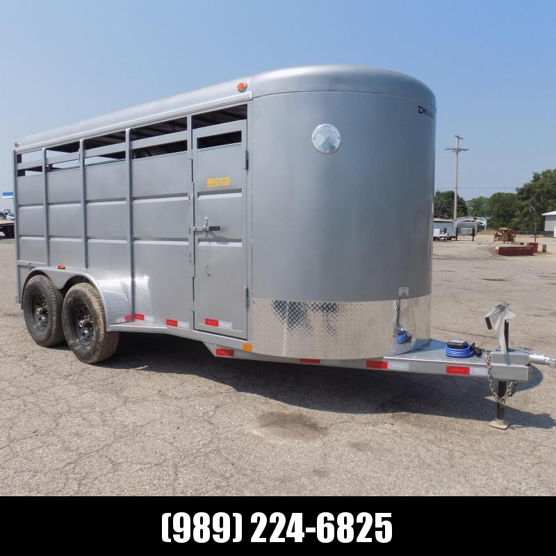 New Delco Trailers 6' X 16' Livestock Trailer - $0 Down & $145/mo W.A.C New Delco Trailers 6' X 16' Livestock Trailer - $0 Down & $145/mo W.A.C