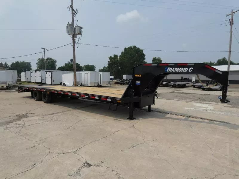 New Diamond C Trailers 102" x 32' Gooseneck Equipment Trailer For Sale - 12K Axles - $0 Down Financing Available 