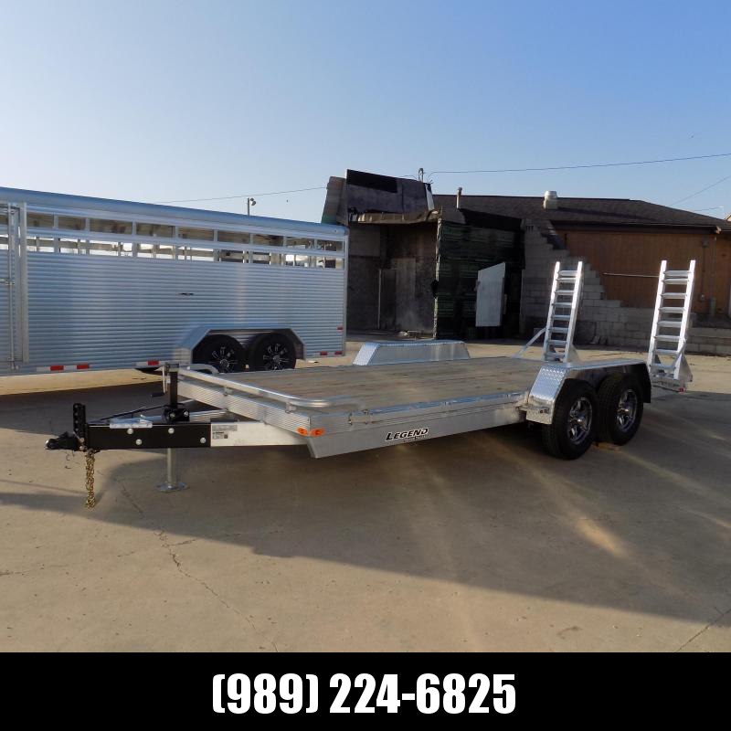 New Legend 7' x 18' Aluminum Equipment Trailer For Sale - $0 Down & Payments from $127/mo. W.A.C New Legend 7' x 18' Aluminum Equipment Trailer For Sale - $0 Down & Payments from $127/mo. W.A.C