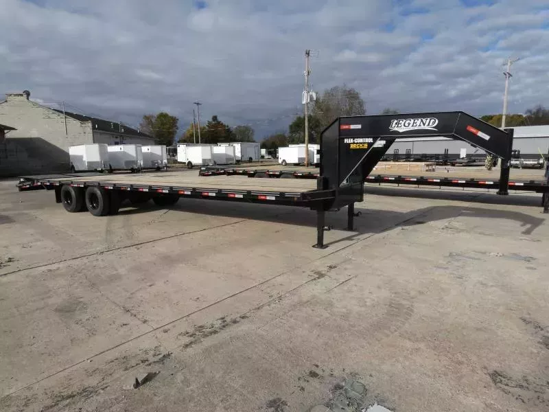 New Legend Steel 102" x 32' Low Pro Gooseneck Trailer For Sale - 10K Dexter Axles - Flexible Business & Personal Financing Available