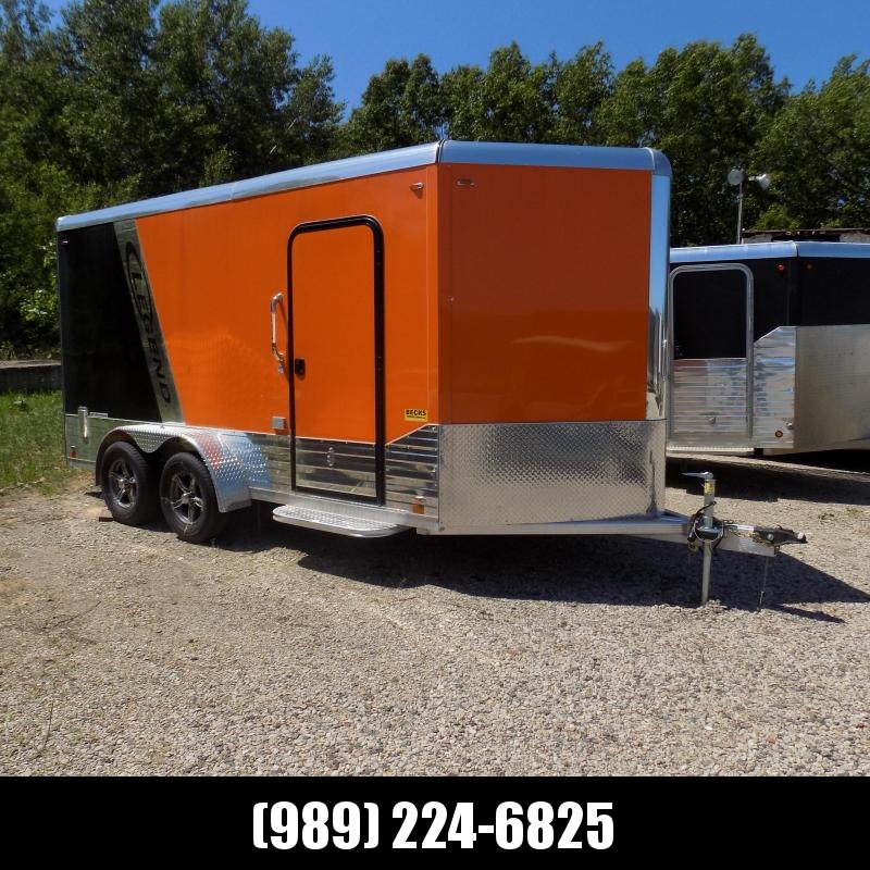 Used 2020 Legend Deluxe V-Nose 7' x 17' Enclosed Cargo Trailer - LOADED & LIKE NEW! Used 2020 Legend Deluxe V-Nose 7' x 17' Enclosed Cargo Trailer - LOADED & LIKE NEW!