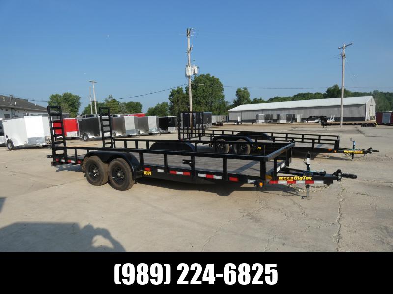 New Big Tex 7' x 20' Utility/Landscape Trailer For Sale - 5200# Axles - Flexible Financing Options & Low Monthly Payments 
