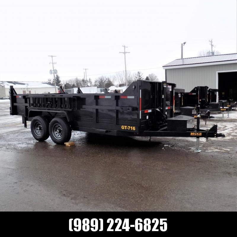 New DuraDump 7' x 16' Dump Trailer With Telescopic Lift - $0 Down & Payments From $135/mo. W.A.C. New DuraDump 7' x 16' Dump Trailer With Telescopic Lift - $0 Down & Payments From $135/mo. W.A.C.