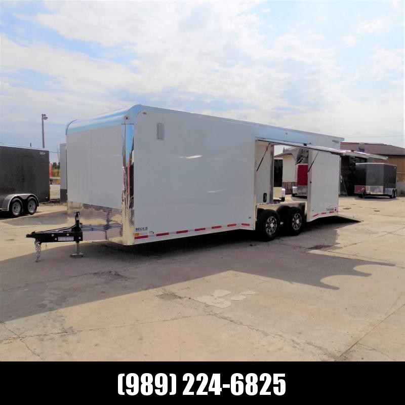 New Legend Trailmaster 8.5' x 24' Aluminum Race Series Trailer w/ Escape Door & 7K Torsion Axles - $0 Down Financing Available New Legend Trailmaster 8.5' x 24' Aluminum Race Series Trailer w/ Escape Door & 7K Torsion Axles - $0 Down Financing Available