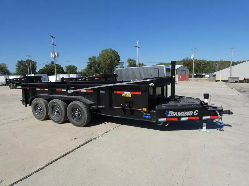 New Diamond C Trailers 7' x 16' Low Profile Dump Trailer For Sale - Awesome Features - 24K Weight Rating - Flexible Financing Options & Low Monthly Payments 