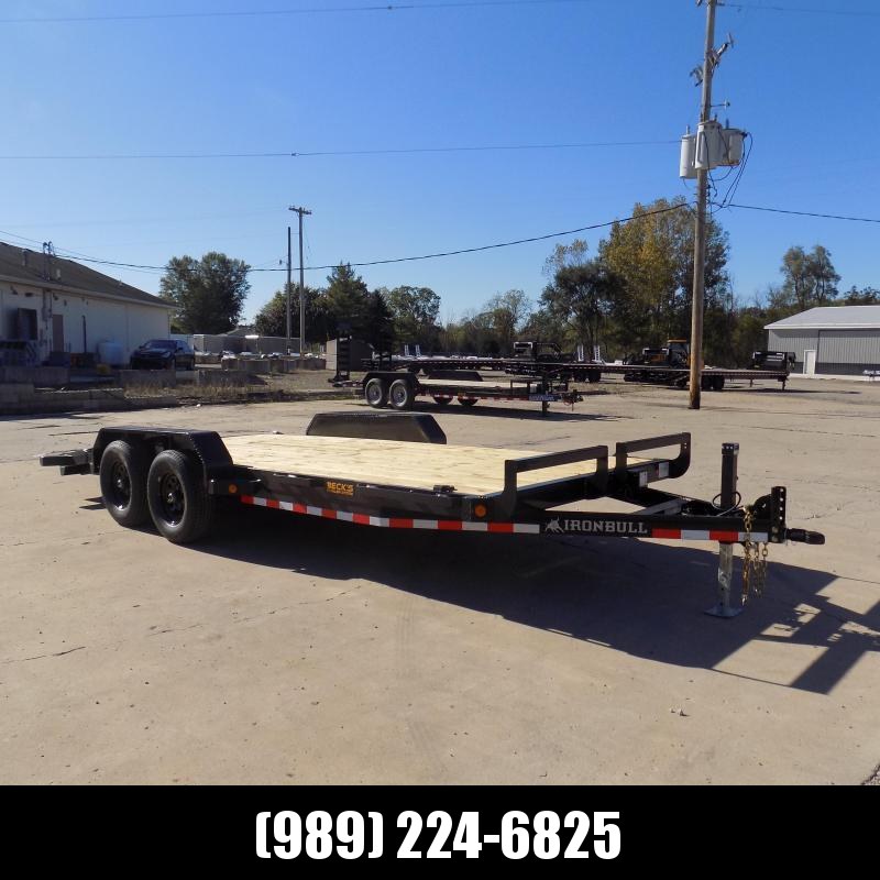 New Iron Bull 83" x 18' Equipment Trailer For Sale - $0 Down & Payments From $105/Mo W.A.C New Iron Bull 83" x 18' Equipment Trailer For Sale - $0 Down & Payments From $105/Mo W.A.C