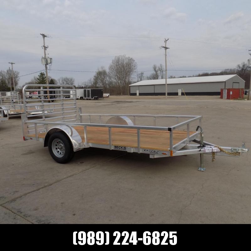 New Legend Open Deluxe 6' x 12' Aluminum Utility - $0 Down & Payments From $71/mo. W.A.C. New Legend Open Deluxe 6' x 12' Aluminum Utility - $0 Down & Payments From $71/mo. W.A.C.