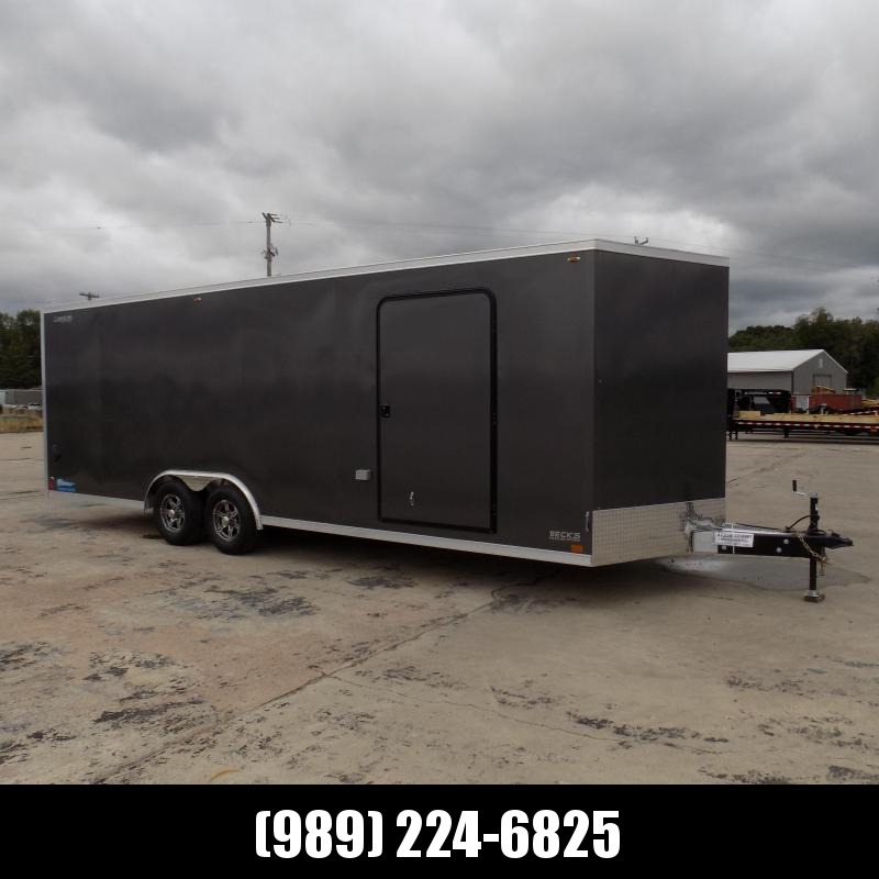 New Legend Thunder 8.5' X 26' Aluminum Enclosed Car Hauler Trailer - 5200# Torsion Axles - Flexible $0 Down Financing Available New Legend Thunder 8.5' X 26' Aluminum Enclosed Car Hauler Trailer - 5200# Torsion Axles - Flexible $0 Down Financing Available