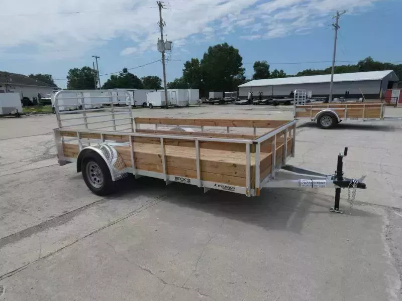 New Legend 6' x 12' Aluminum Utility Trailer For Sale - Triple Tube Tongue - $0 Down Financing Options Available