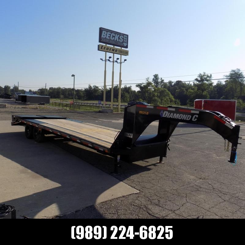 New Diamond C Trailers 102" x 25' Gooseneck Equipment Trailer - $0 Down Financing Available New Diamond C Trailers 102" x 25' Gooseneck Equipment Trailer - $0 Down Financing Available