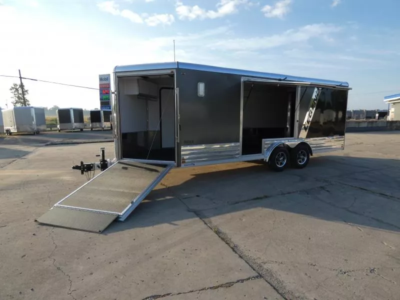 New Legend Deluxe Snow 8' x 24' Snowmobile / All Sport Trailer - 5200# Torsion Axles - Flexible Financing Options & Best Rates