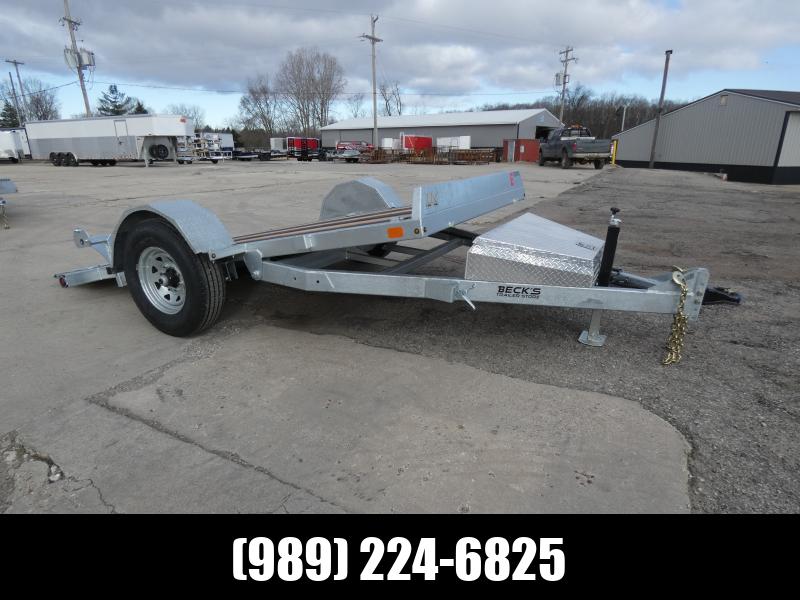 New Galvanized 6.5' X 12S Galvanized Tilt Deck Equipment Trailer for Sale - Hot Dipped Galvanized - $0 Down Financing Options Available