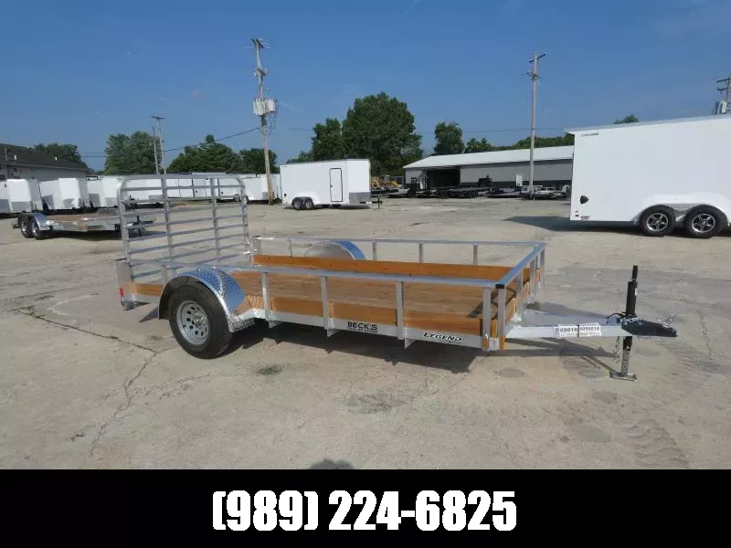 New Legend 6' x 12' Aluminum Utility Trailer For Sale - Triple Tube Tongue - $0 Down Financing Options Available