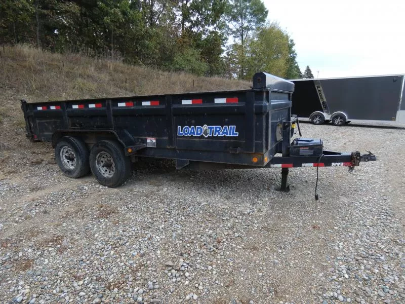 Used Load Trail 7' x 16' Dump Trailer Dump Trailer For Sales 