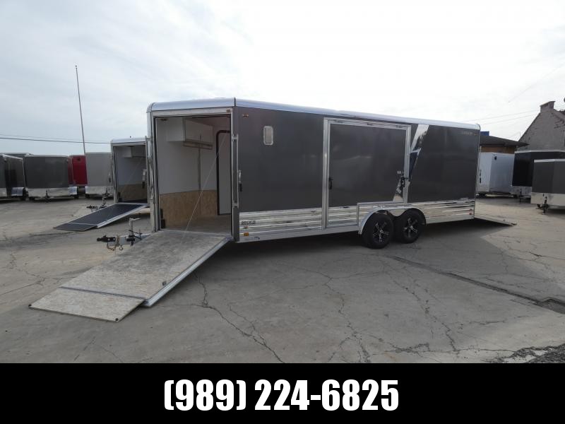 New Legend Deluxe V-Nose Snow/ATV 8' x 24' Snowmobile Trailer - $0 Down With Flexible Financing Options Available New Legend Deluxe V-Nose Snow/ATV 8' x 24' Snowmobile Trailer - $0 Down With Flexible Financing Options Available
