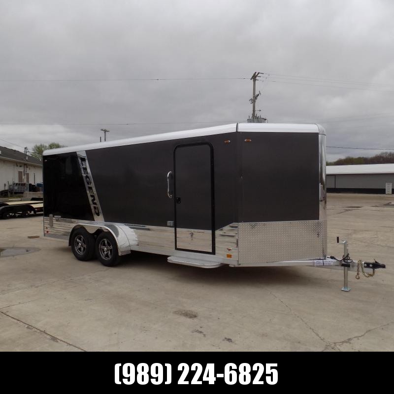 New Legend Deluxe V Nose 7' X 21' All Aluminum Cargo Trailer - LOADED! $0 Down Financing Available New Legend Deluxe V Nose 7' X 21' All Aluminum Cargo Trailer - LOADED! $0 Down Financing Available