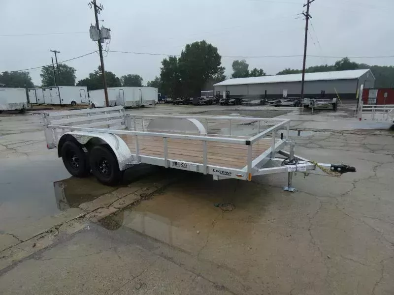 New Legend 7' x 14' Open Aluminum Utility Trailer For Sale - Absolute Best Built Aluminum Utility Trailer - Flexible Financing Options & Low Monthly Payments