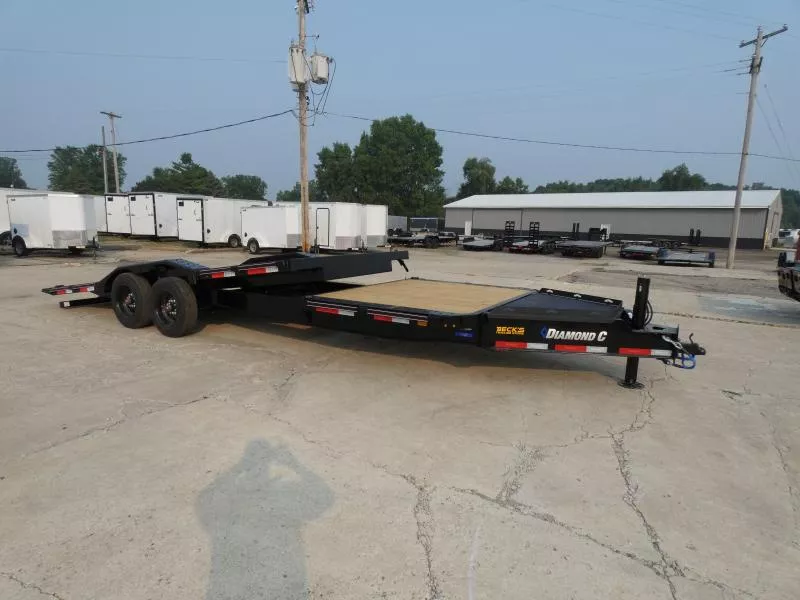 New Diamond C HDT 7' x 24' Tilt Deck Equipment Trailer For Sale - 8K Torsion Axles - Flexible Personal & Business Financing Options & Low Monthly Payments 