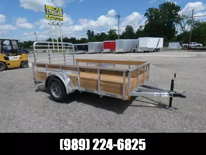 New Legend 6' x 10' Aluminum Utility Trailer For Sale - Triple Tube Tongue - $0 Down Financing Options Available