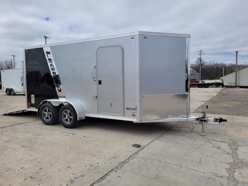 New Legend FTV 7' x 17' Aluminum Enclosed Cargo Trailer -Flexible Financing Options & Low Monthly Payments