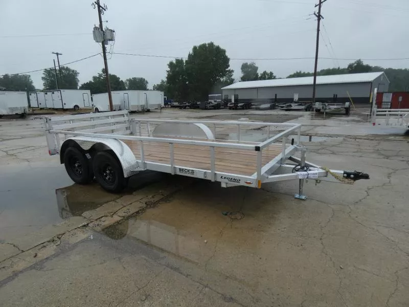 New Legend 7' x 14' Open Aluminum Utility Trailer For Sale - Absolute Best Built Aluminum Utility Trailer - Flexible Financing Options & Low Monthly Payments
