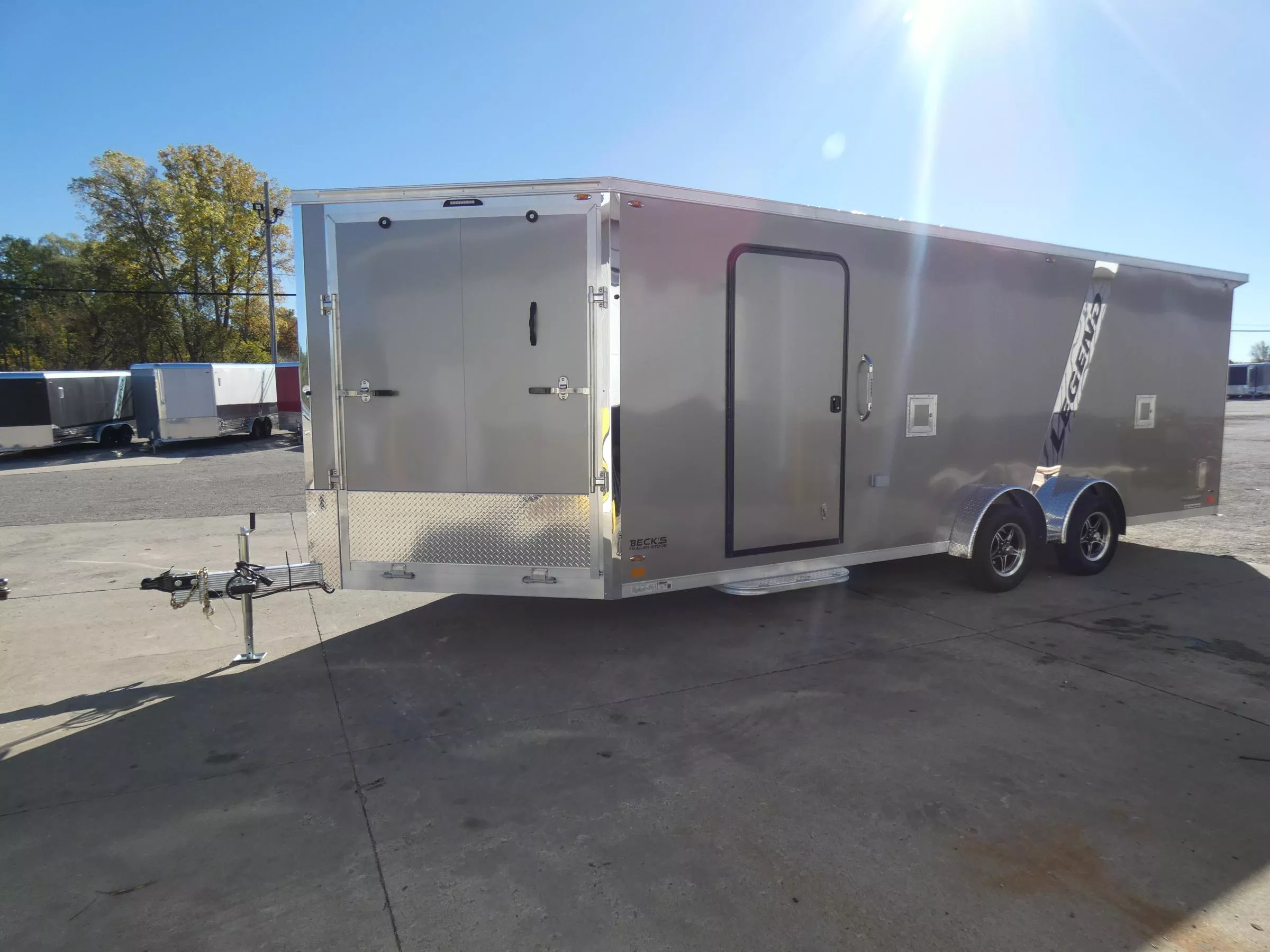 New Legend Explorer 7.5' x 27' Snowmobile Trailer - Only 7.5' Wide