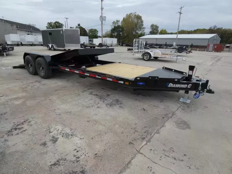 New Diamond C HDT 7' x 22' Tilt Deck Equipment Trailer - Flexible Personal & Business Financing Options & Low Monthly Payments