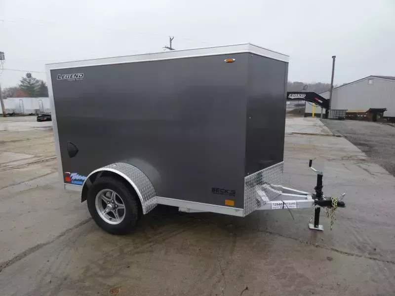 New Legend Thunder 5' x 9' Aluminum Enclosed Cargo Trailer for Sale - All Aluminum & Light Weight - Flexible Financing Options & Low Monthly Payments