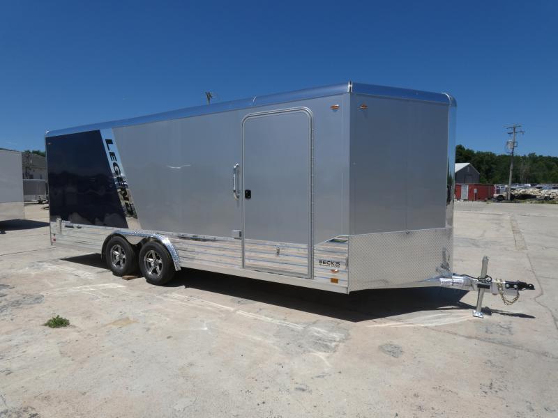 New Legend Deluxe V Nose 8' X 23' All Aluminum Enclosed Cargo Trailer -Flexible Financing Options & Low Monthly Payments 