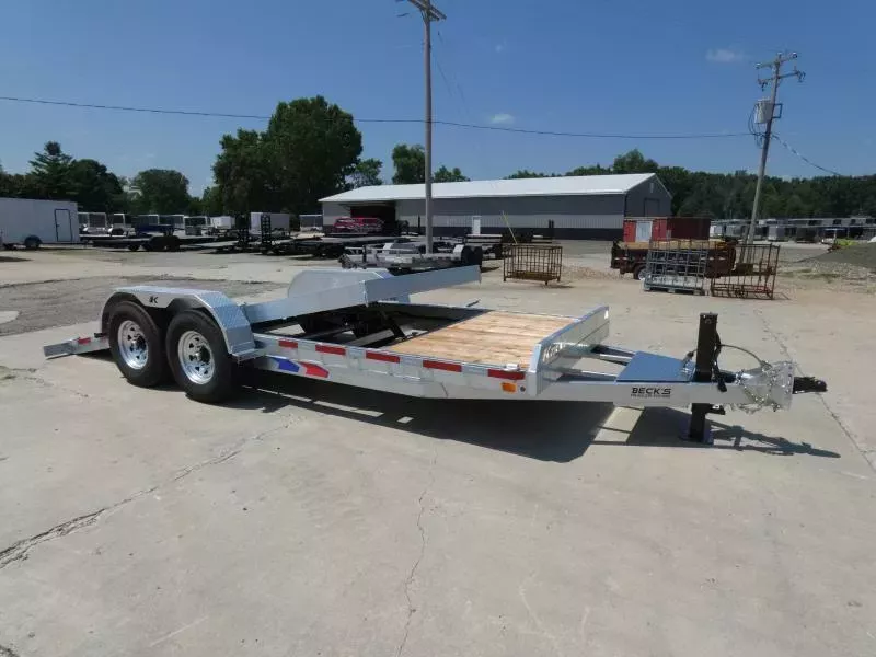 New Galvanized 7' x 20' Tilt Deck Equipment Trailer For Sale - Corrosion Resistant - Flexible Financing Options & Low Monthly Payments