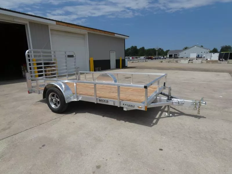 New Legend Open Deluxe 7' x 12' Aluminum Open Utility For Sale - Best Built Aluminum Utility - Flexible Financing Options & Low Monthly Payments