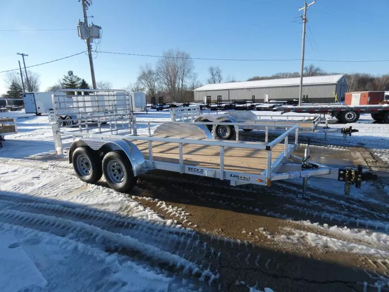 New Legend 7' x 14' Open Aluminum Utility Trailer For Sale - Absolute Best Built Aluminum Utility Trailer - Flexible Financing Options & Low Monthly Payments