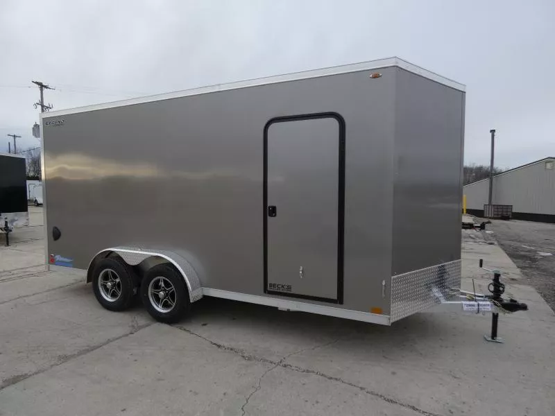 New Legend Thunder 7.5' x 18' Aluminum Enclosed Cargo Trailer for Sale - TRANSLUCENT ROOF - Flexible Financing Options & Low Monthly Payments 