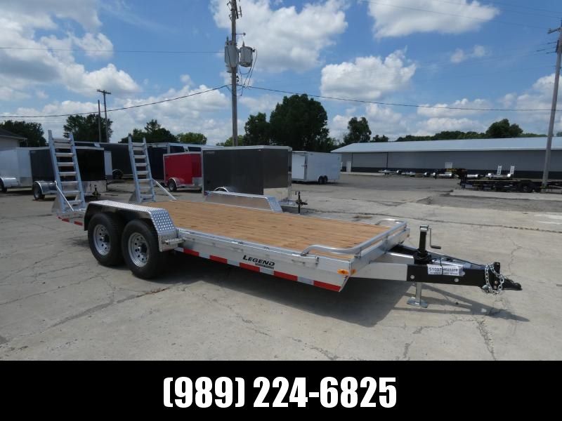 New Legend 7' x 18' Aluminum Equipment Trailer For Sale - Torsion Axles - Flexible Financing Options & Low Monthly Payments New Legend 7' x 18' Aluminum Equipment Trailer For Sale - Torsion Axles - Flexible Financing Options & Low Monthly Payments