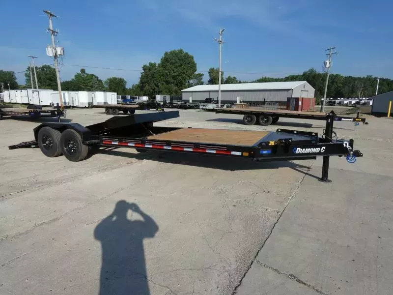New Diamond C HDT 7' x 22' Tilt Deck Equipment Trailer - Flexible Personal & Business Financing Options & Low Monthly Payments 