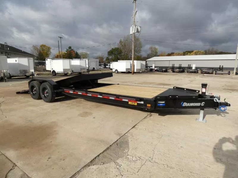 New Diamond C HDT 7' x 24' Tilt Deck Equipment Trailer For Sale - 8K Torsion Axles - Flexible Personal & Business Financing Options & Low Monthly Payments 