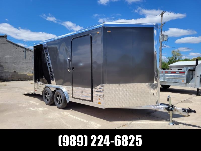 New Legend Deluxe V Nose 8' X 17' All Aluminum Cargo Trailer -Flexible Financing Options & Low Monthly Payments New Legend Deluxe V Nose 8' X 17' All Aluminum Cargo Trailer -Flexible Financing Options & Low Monthly Payments