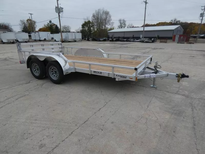 New Legend 7' x 14' Open Aluminum Utility Trailer For Sale - Absolute Best Built Aluminum Utility Trailer - Flexible Financing Options & Low Monthly Payments