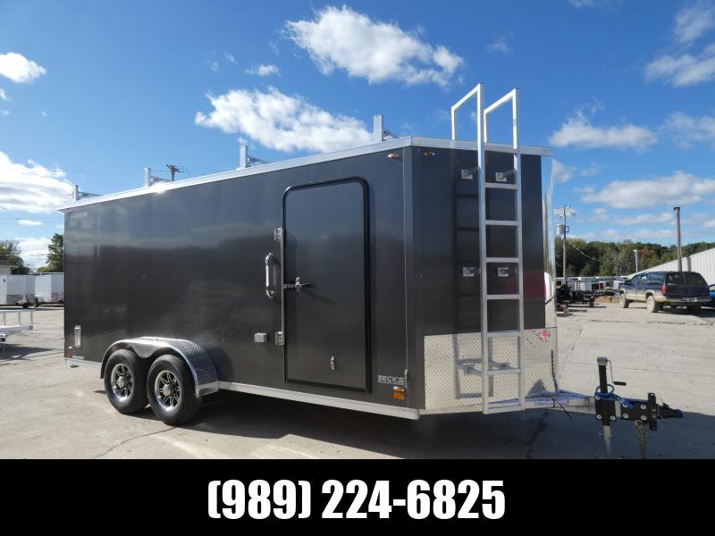 New Legend Deluxe V Nose 8' X 21' All Aluminum Cargo Trailer Flexible